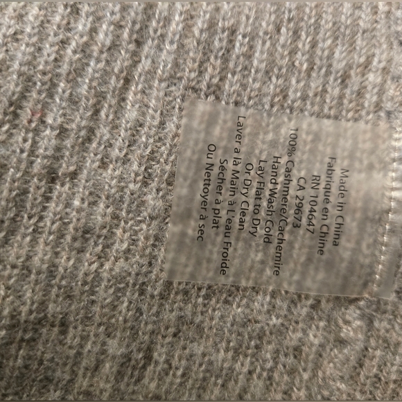 Kinross 100% Cashmere Womens Colorblock Open Front Cardigan - Picture 4 of 4